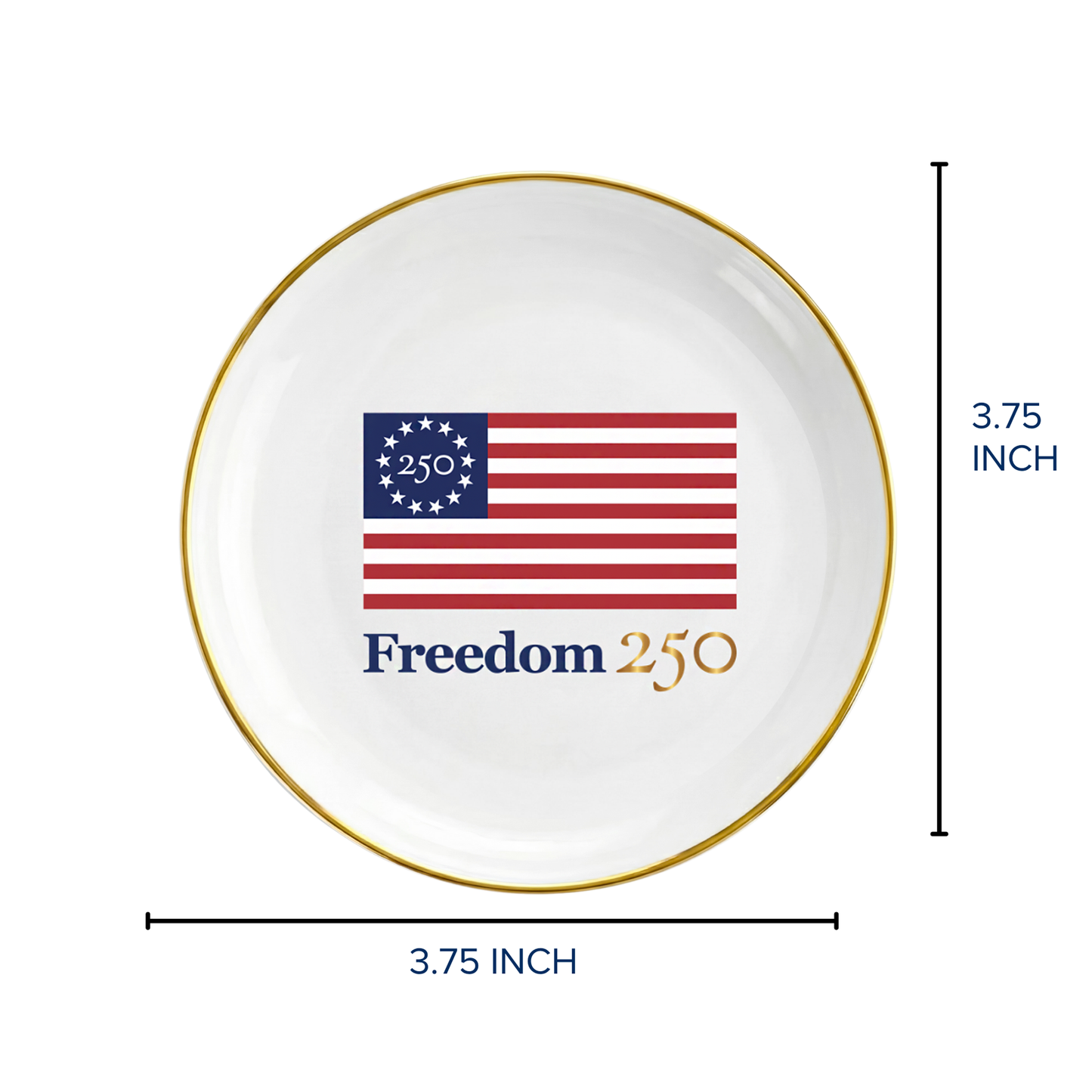 Catch All Official Logo Round Trinket Dish