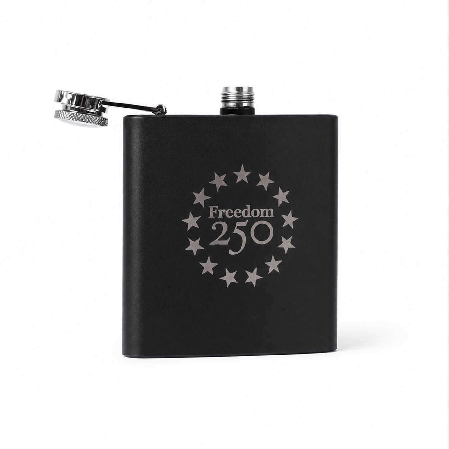 Freedom 250 6oz. Stainless Steel Flask
