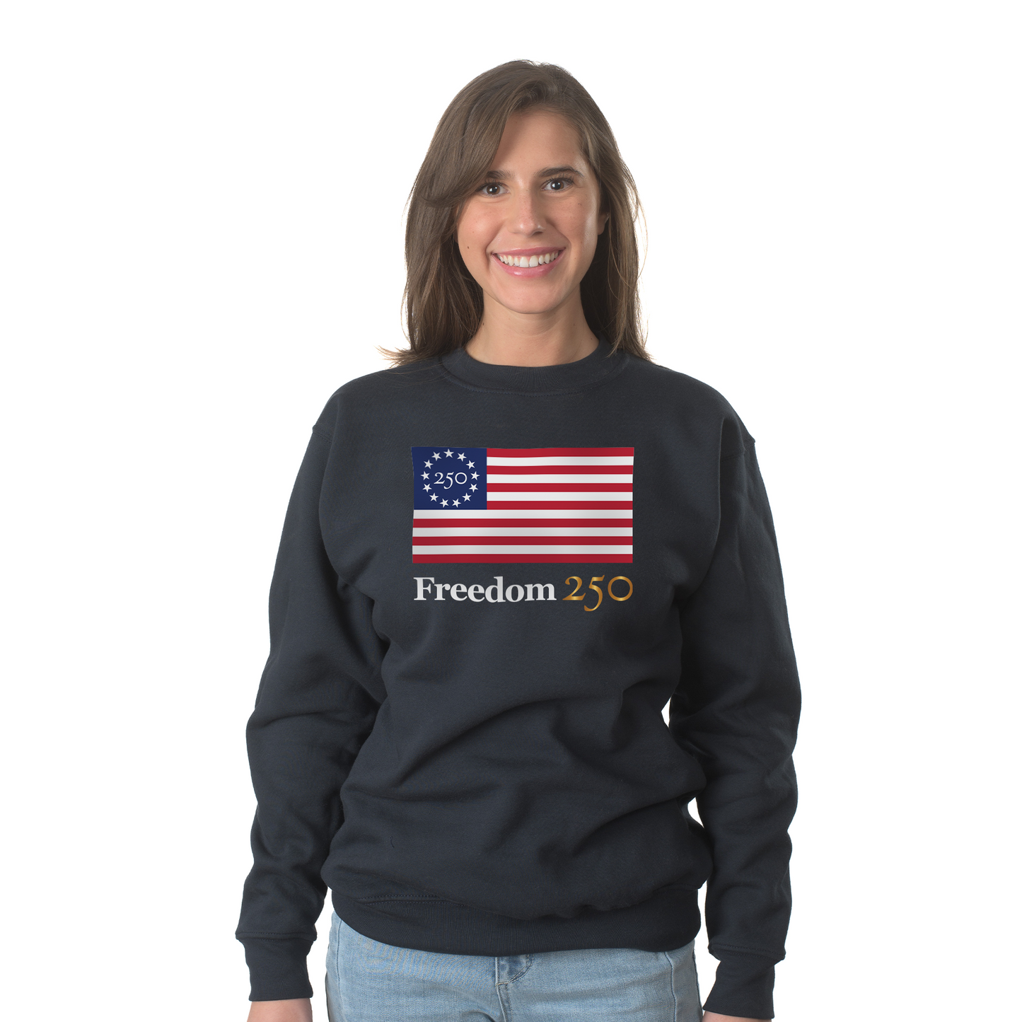 Official Freedom 250 Unisex Navy Fleece Sweatshirt