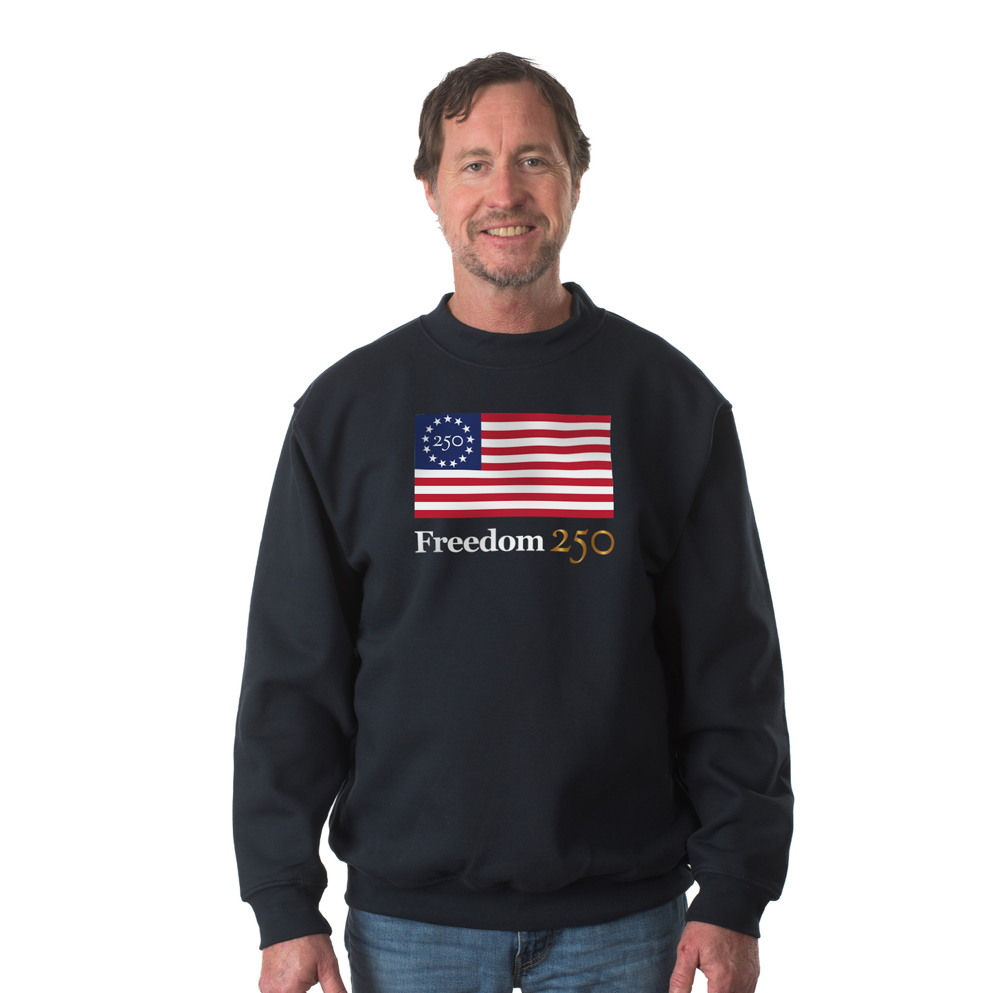 Official Freedom 250 Unisex Navy Fleece Sweatshirt