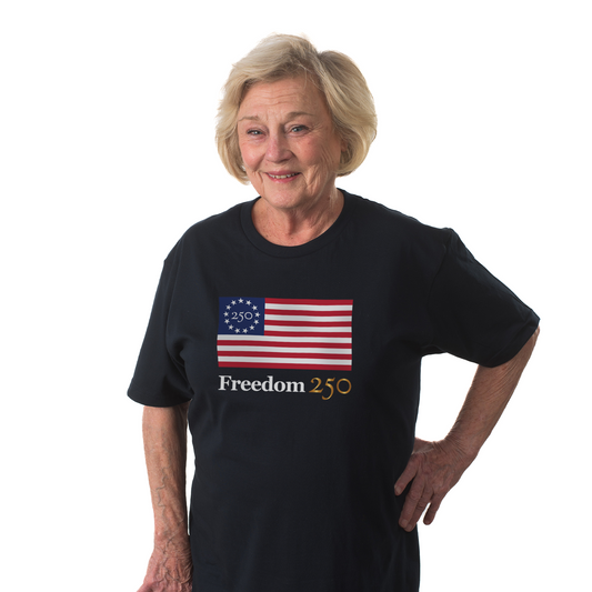 Official Freedom 250 Unisex Black Tee
