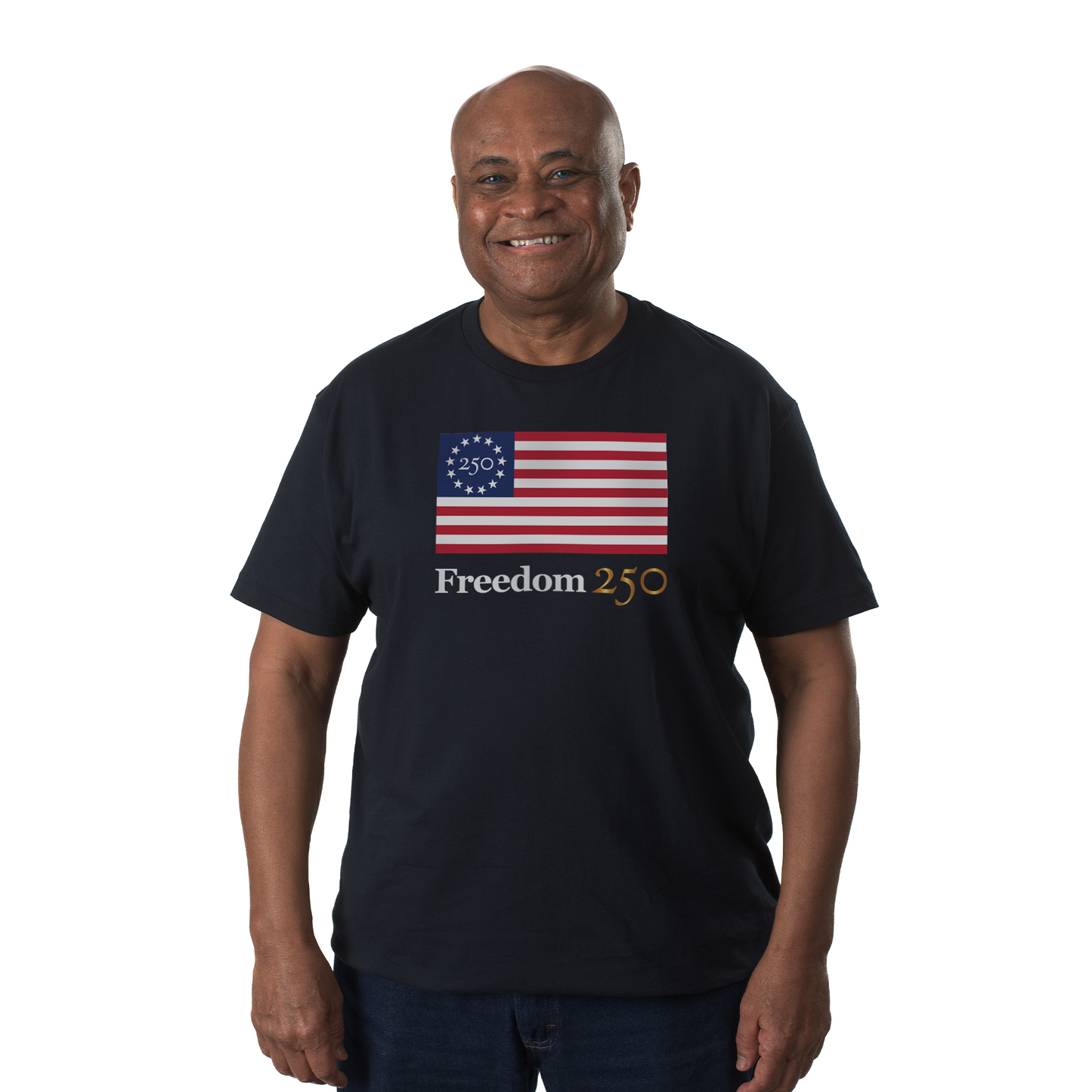 Official Freedom 250 Unisex Black Tee