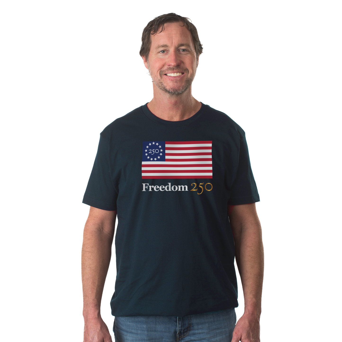 Official Freedom 250 Unisex Navy Tee