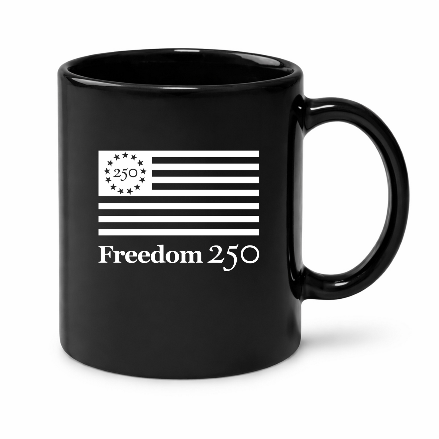 Freedom 250 11oz. Black Mug