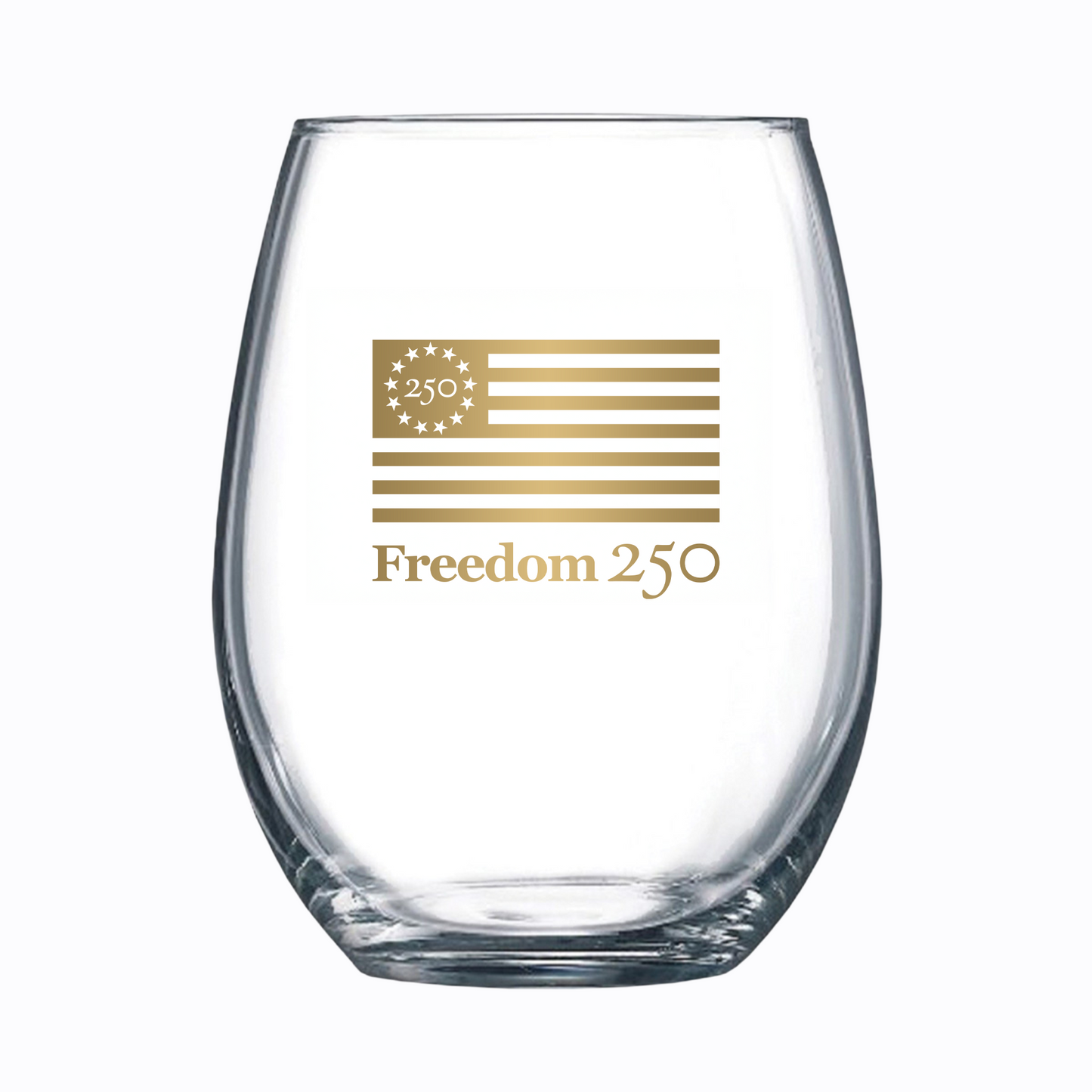 Freedom 250 Wine Glasses, Set of of 2