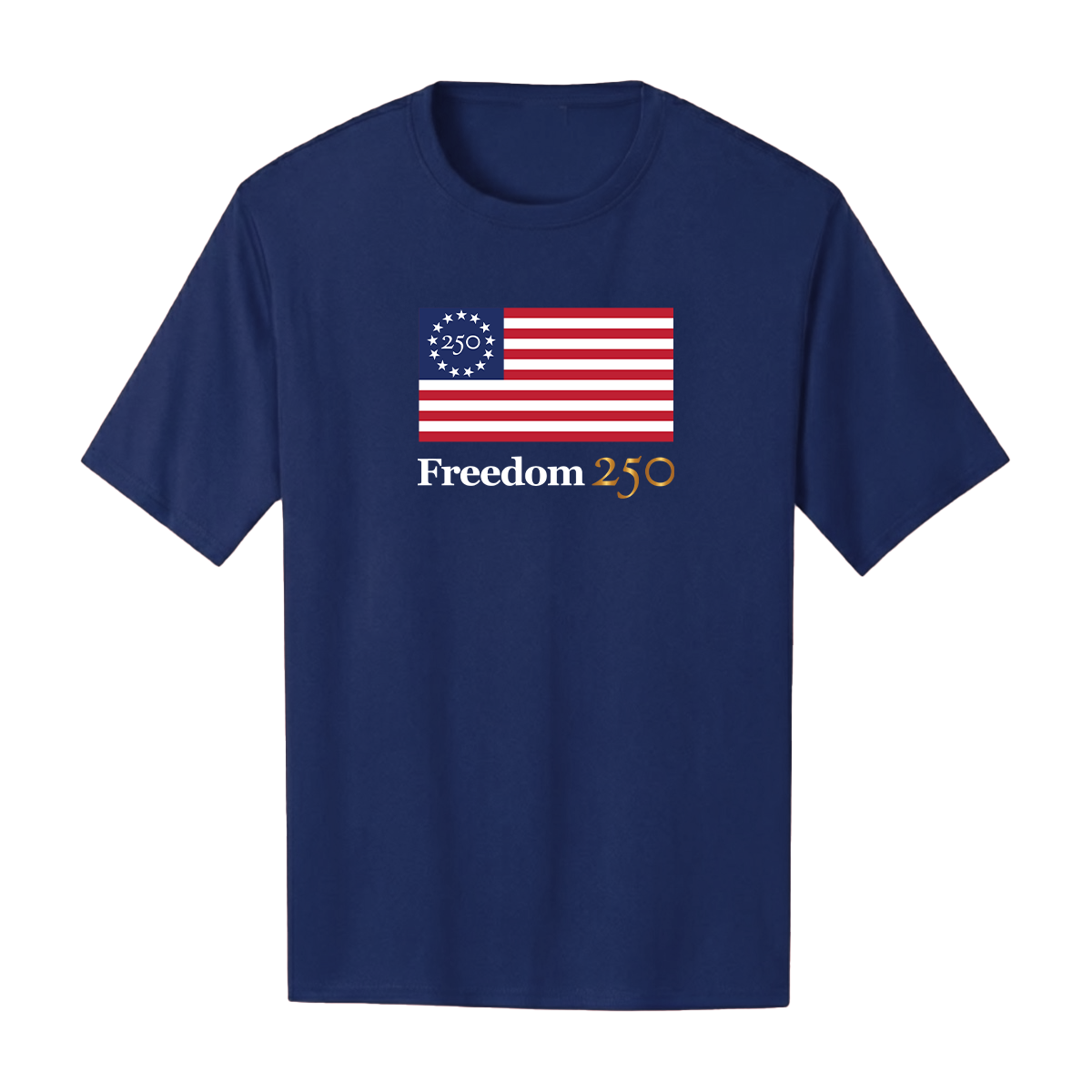Freedom 250 Youth Navy Tee