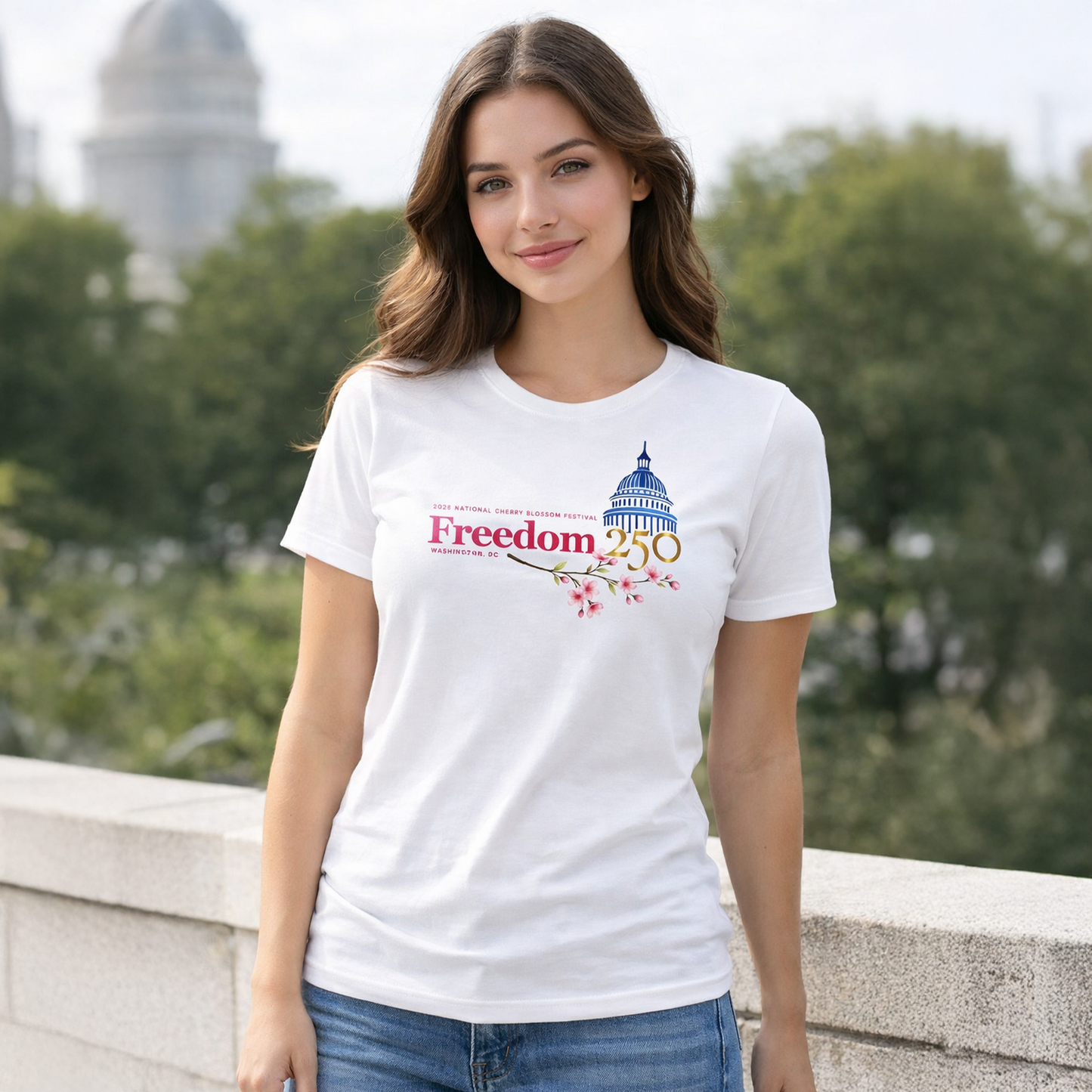 2026 Cherry Blossom Festival White Tee