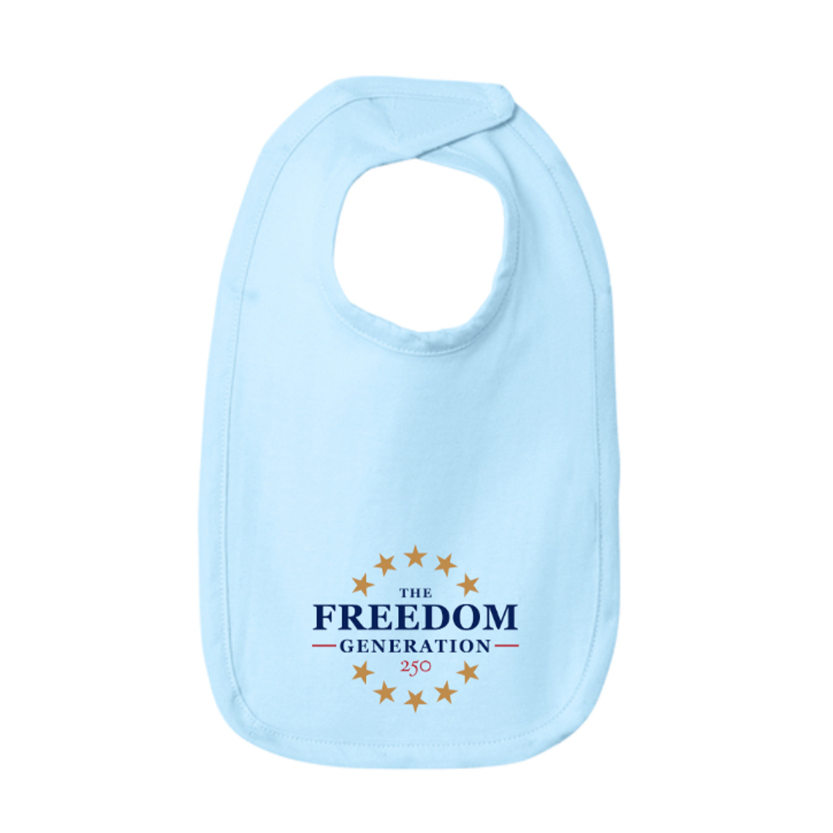The Freedom Generation Infant Light Blue Bib