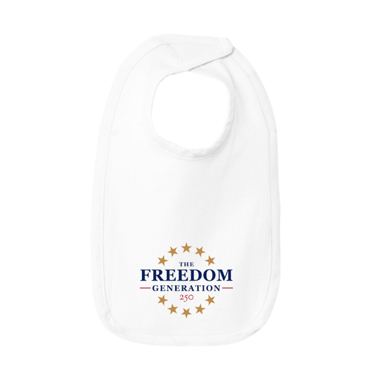 The Freedom Generation Infant White Bib