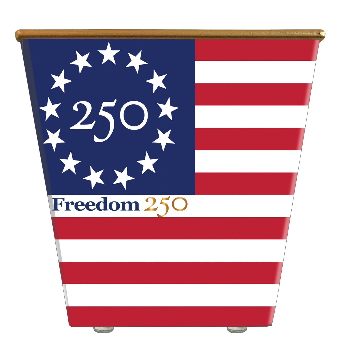 Mini Freedom250 Betsy Ross Flag Cachepot Candle