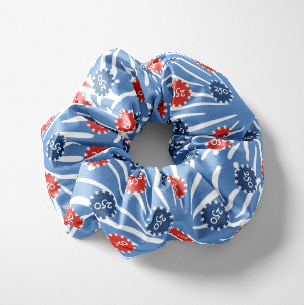 CB Grey x Freedom 250 Silk Scrunchie