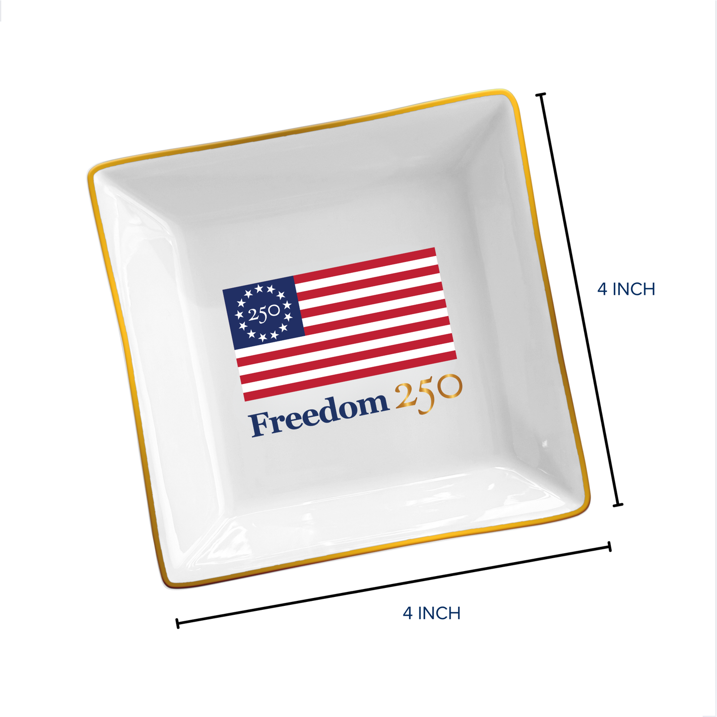 Catch All Official Logo Square Trinket Dish