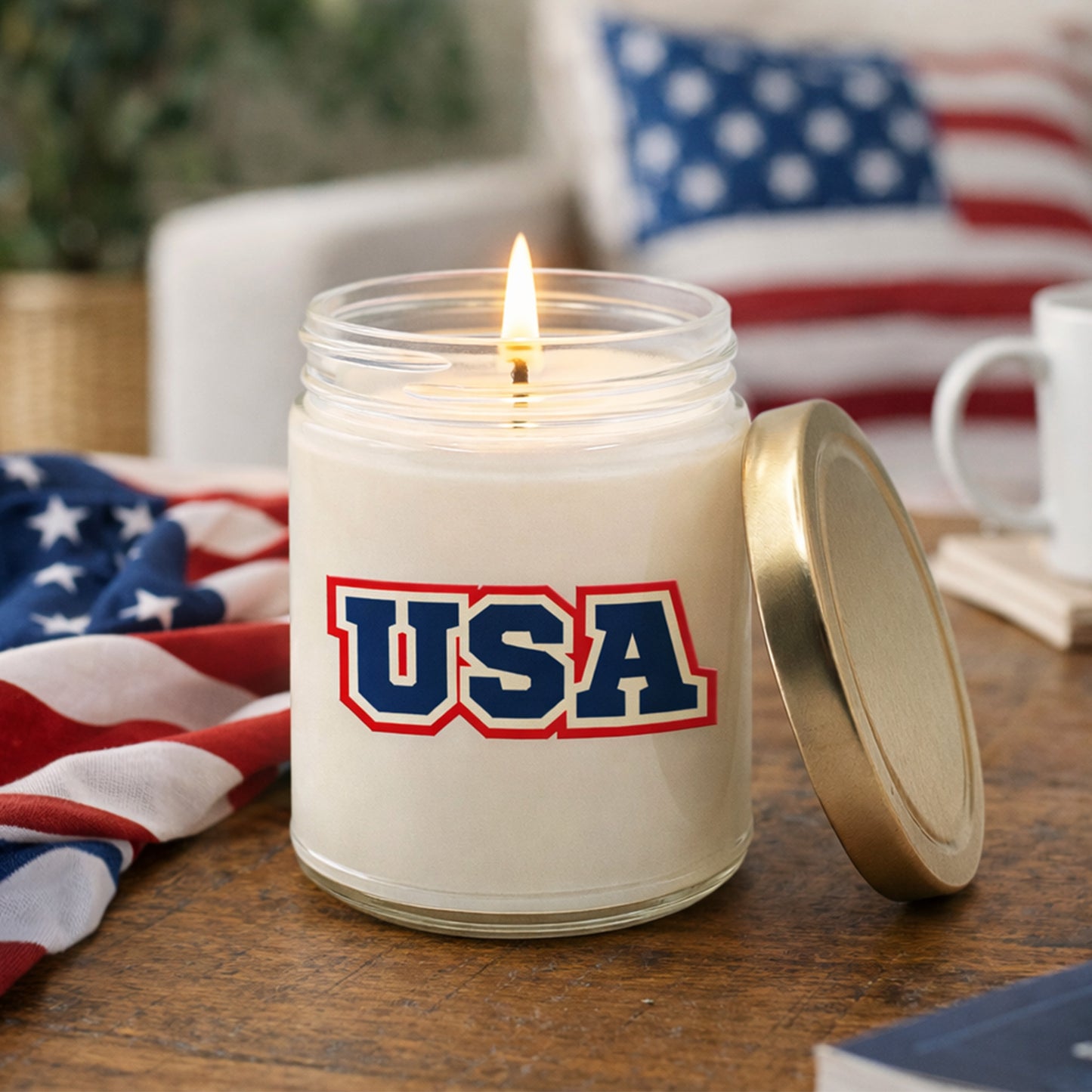 Light the Moment - USA Logo Candle