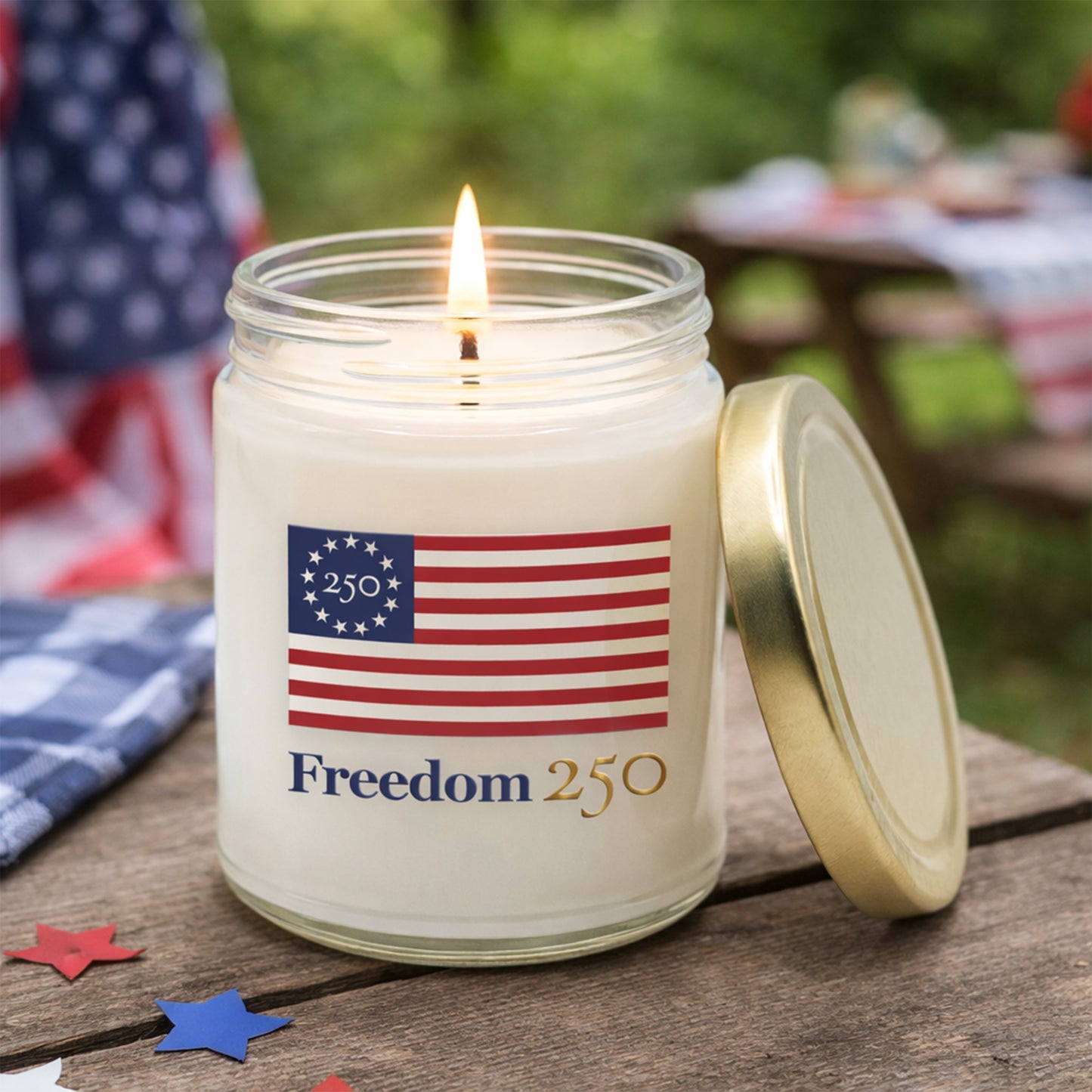 Light the Moment Official Logo Candle