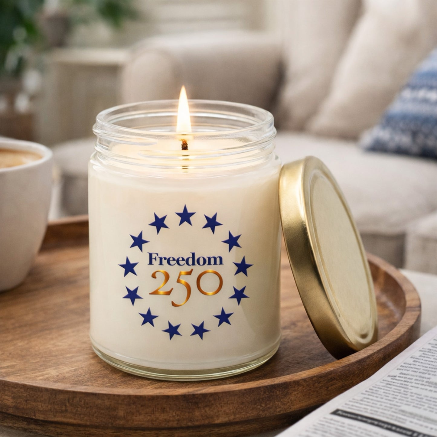 Light the Moment Icon Logo Candle