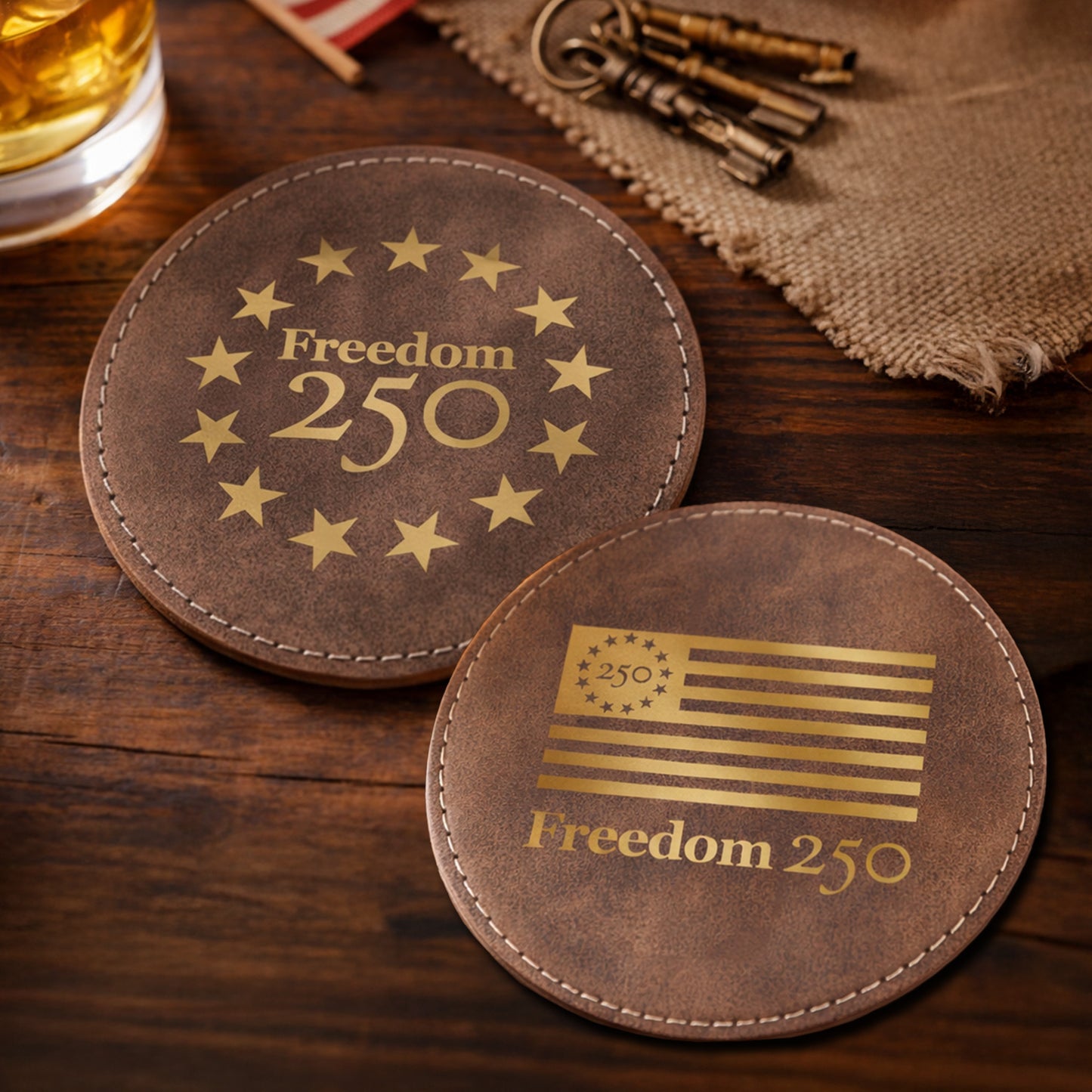 Cheers to 250 Years Coaster Set
