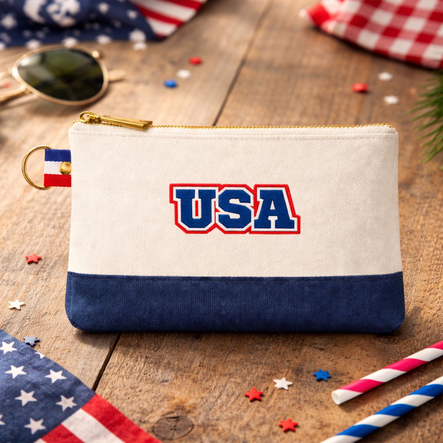 A Common Thread USA Logo Pouch