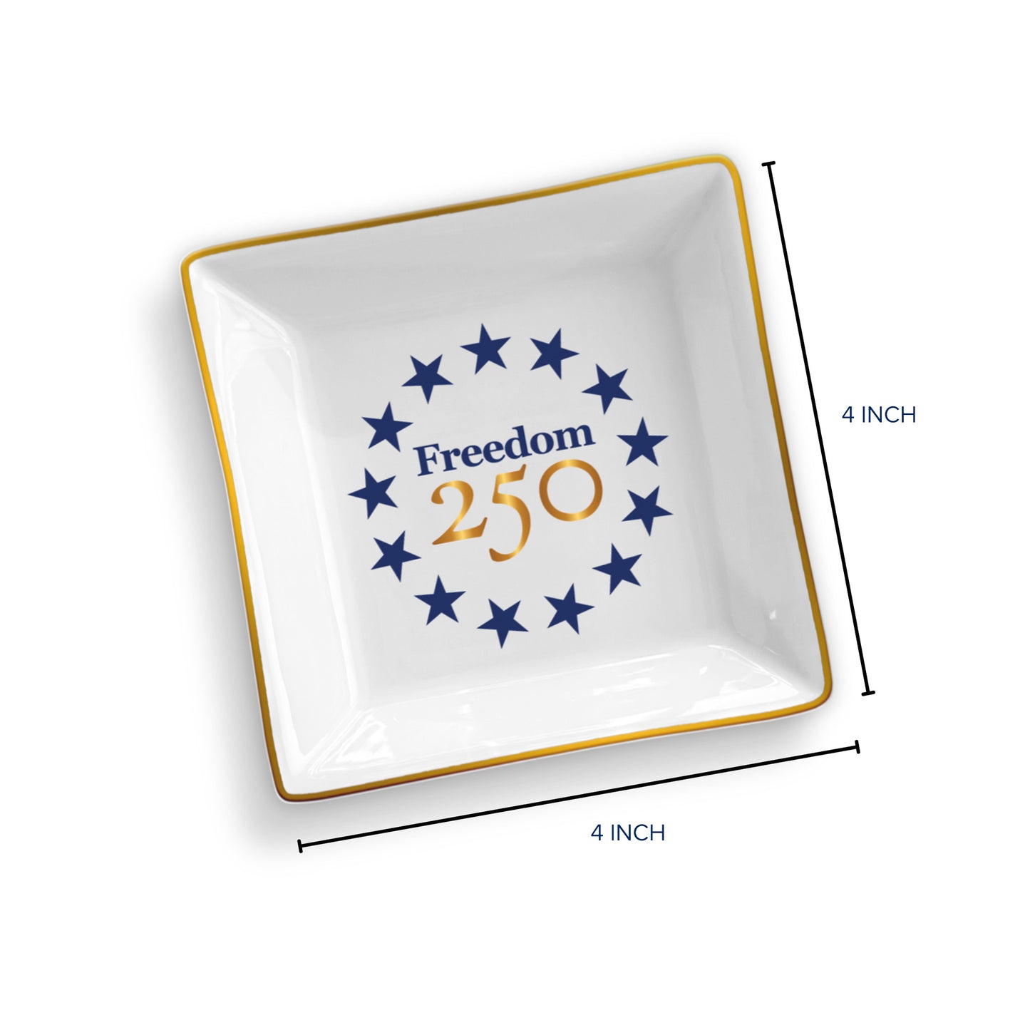 Catch All Icon Logo Square Trinket Dish