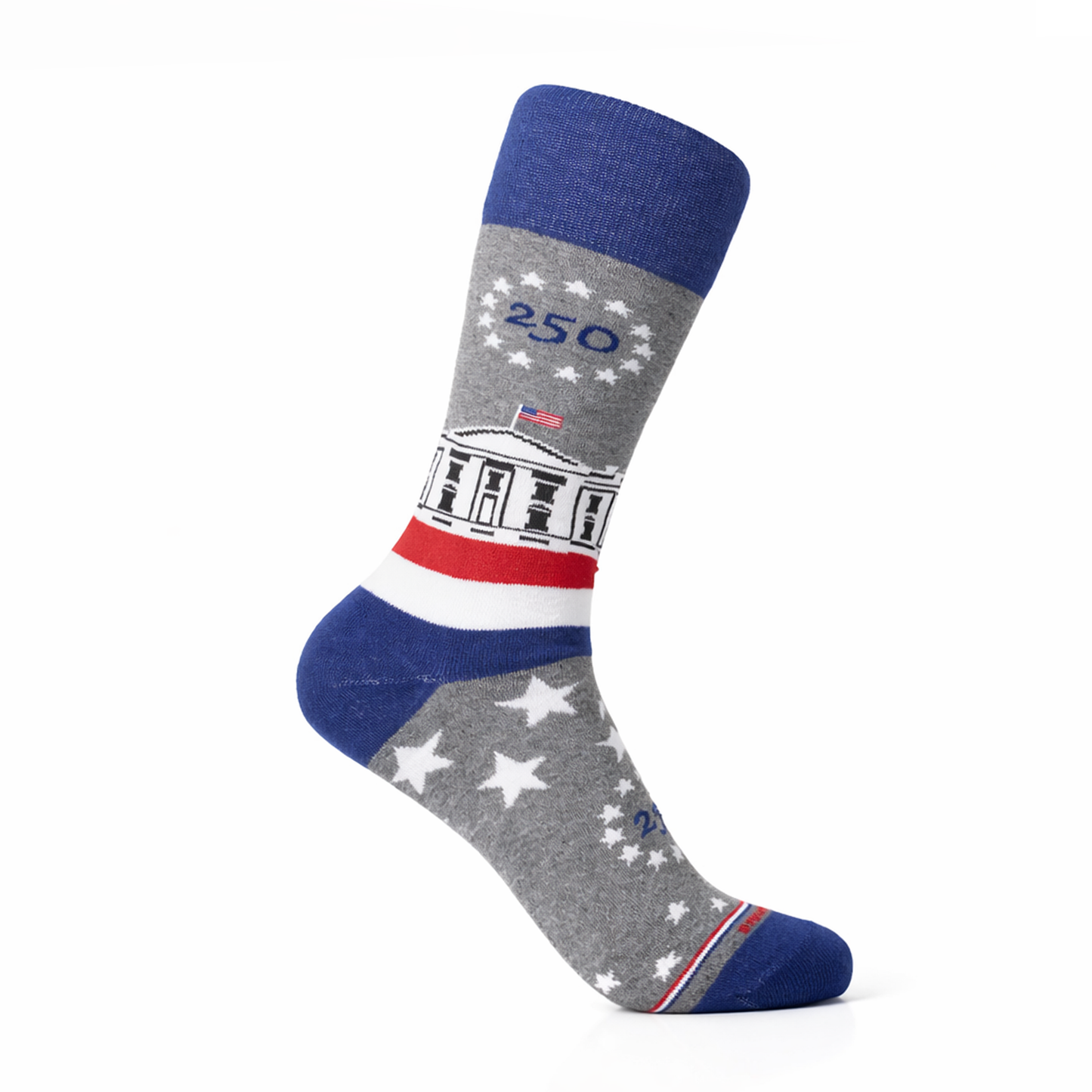 White House Socks, Light Grey