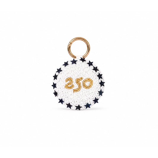 Betsy Ross Freedom 250 Round Keychain