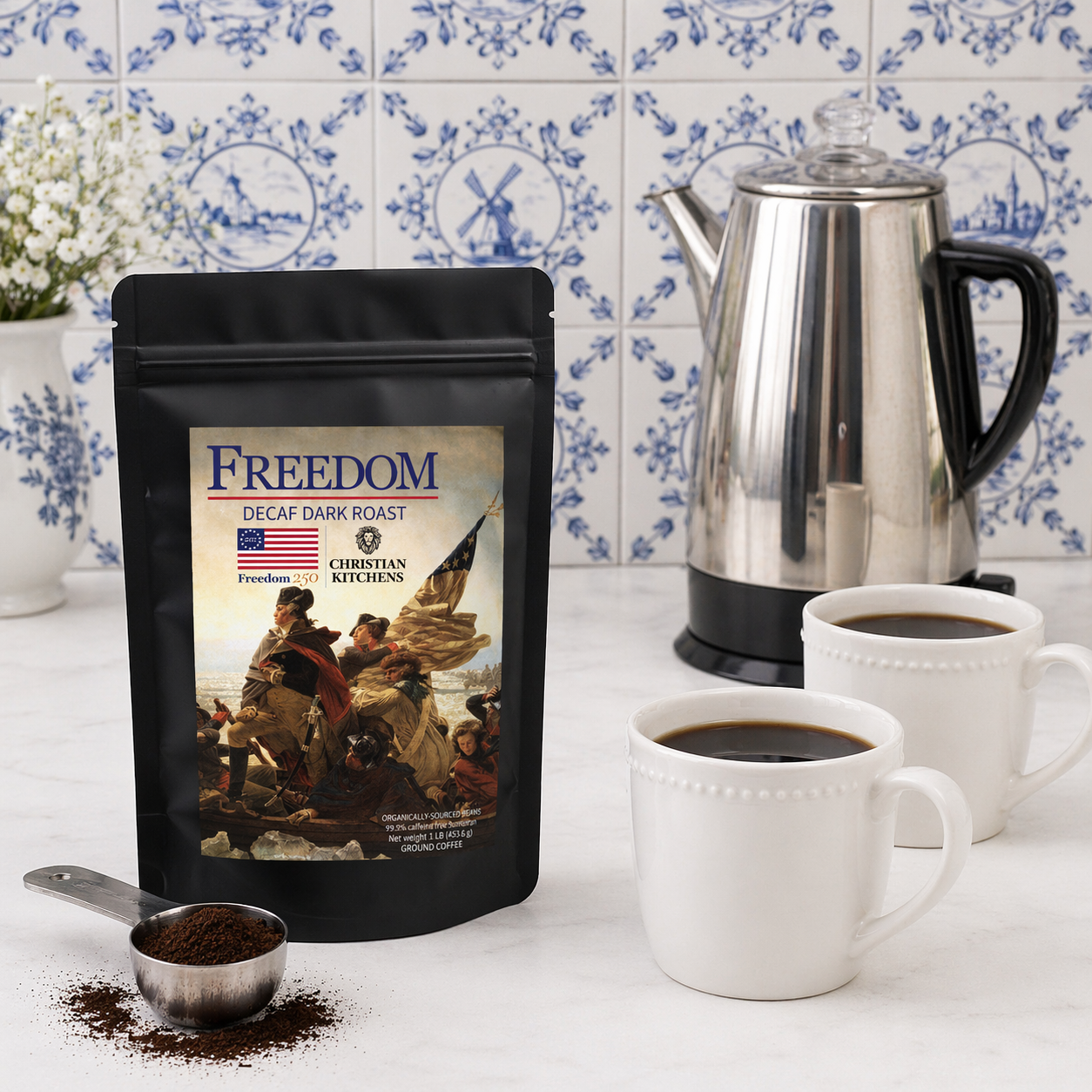 Ground DECAF Coffee - 1lb Dark Roast