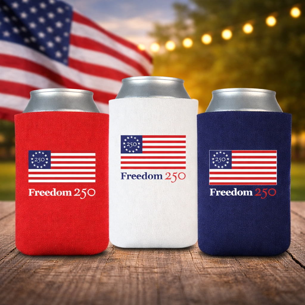 Freedom 250 Patriotic Coolies, Set of 3
