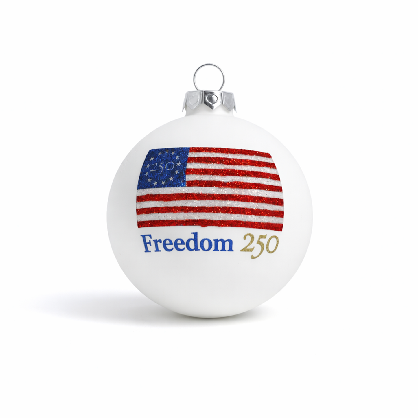 Freedom 250 Official Logo Hand-Painted Ornament