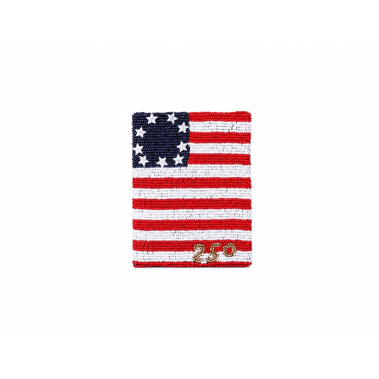 Freedom 250 Beaded Passport Cover