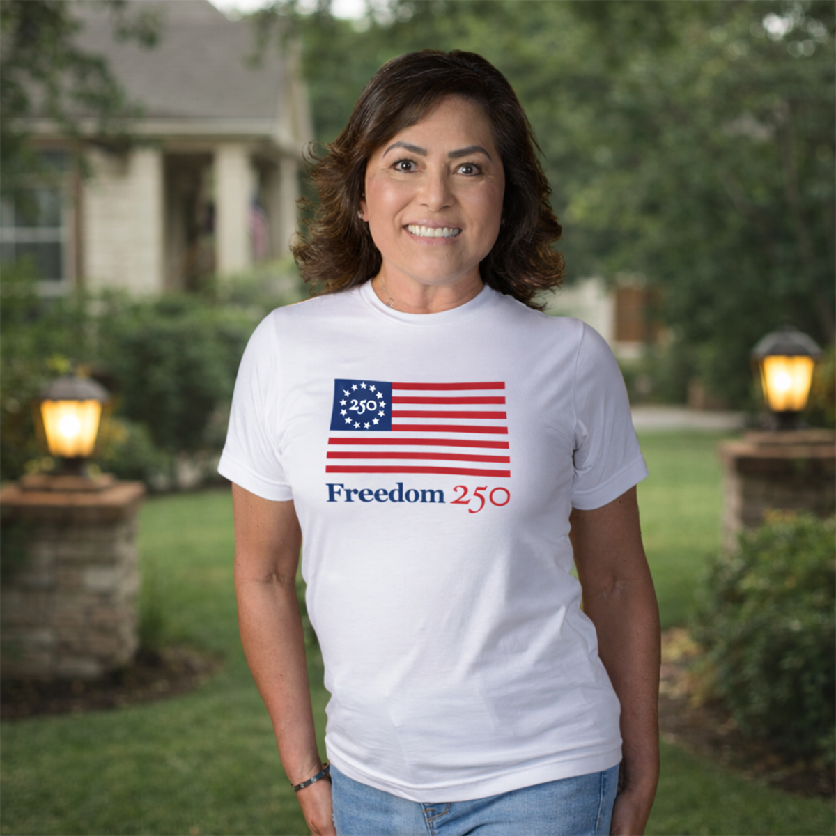 Official Freedom 250 Unisex White Tee