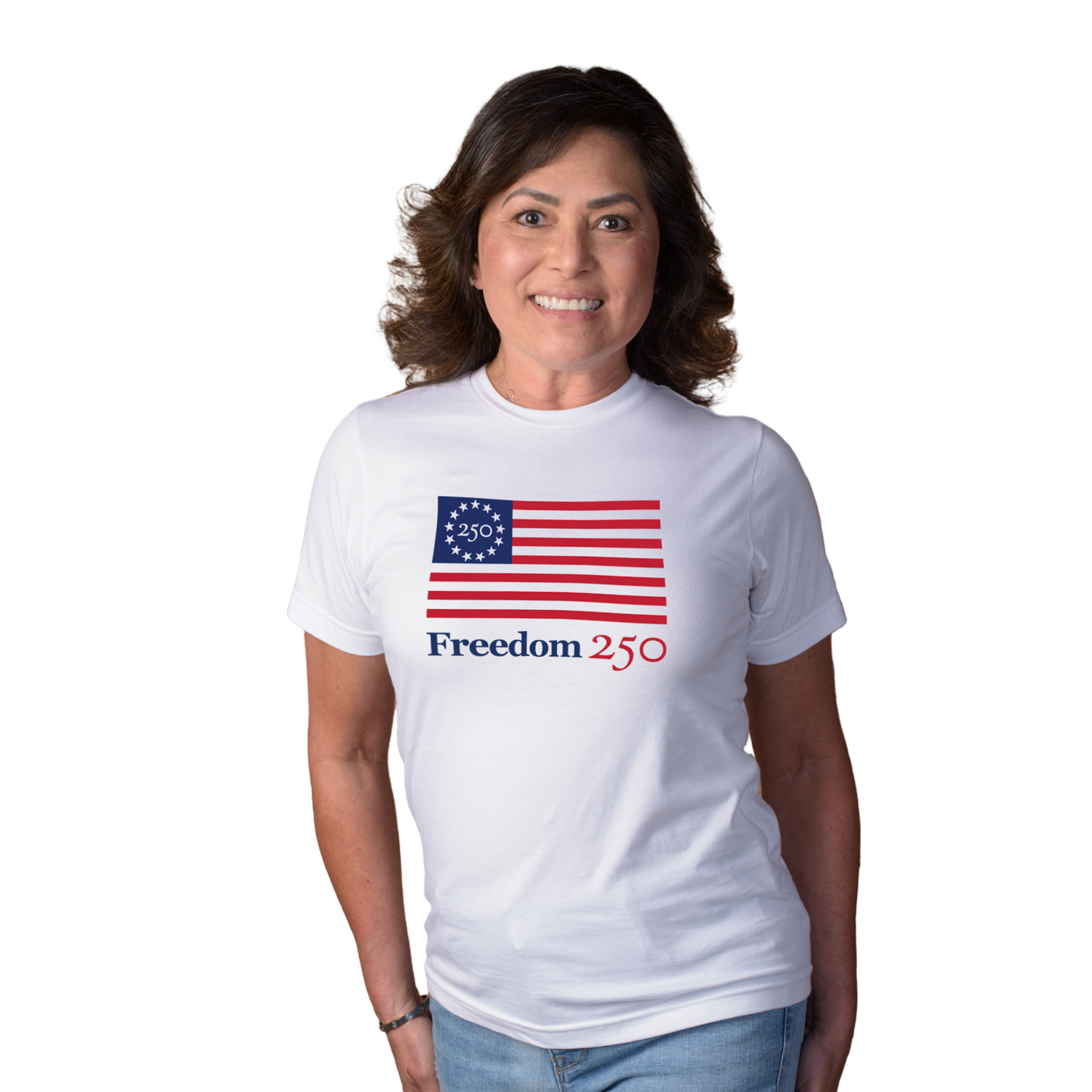 Official Freedom 250 Unisex White Tee