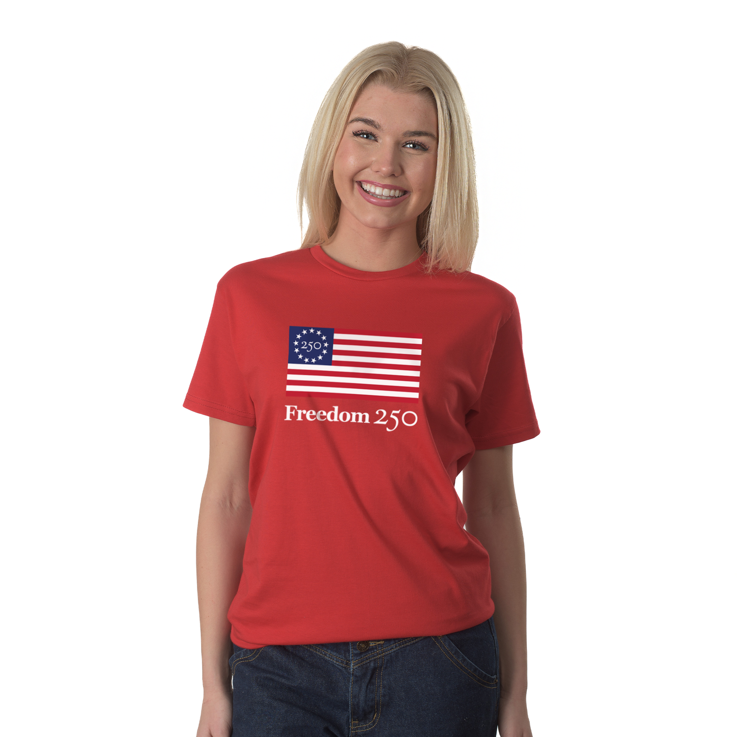 Official Freedom 250 Unisex Red Tee