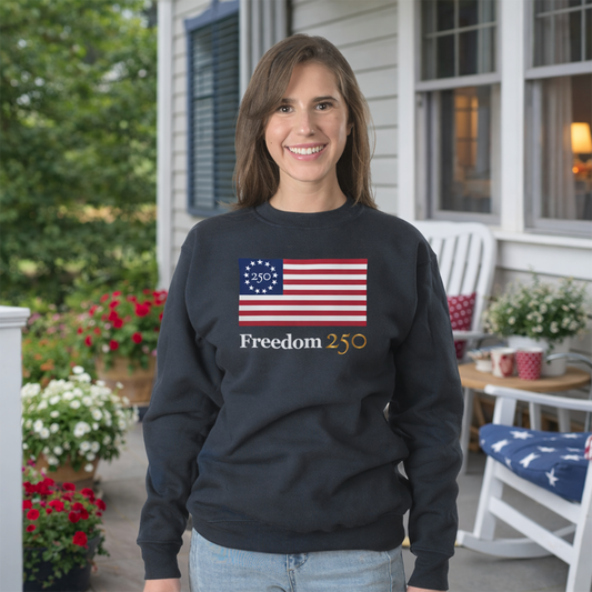Official Freedom 250 Unisex Navy Fleece Sweatshirt