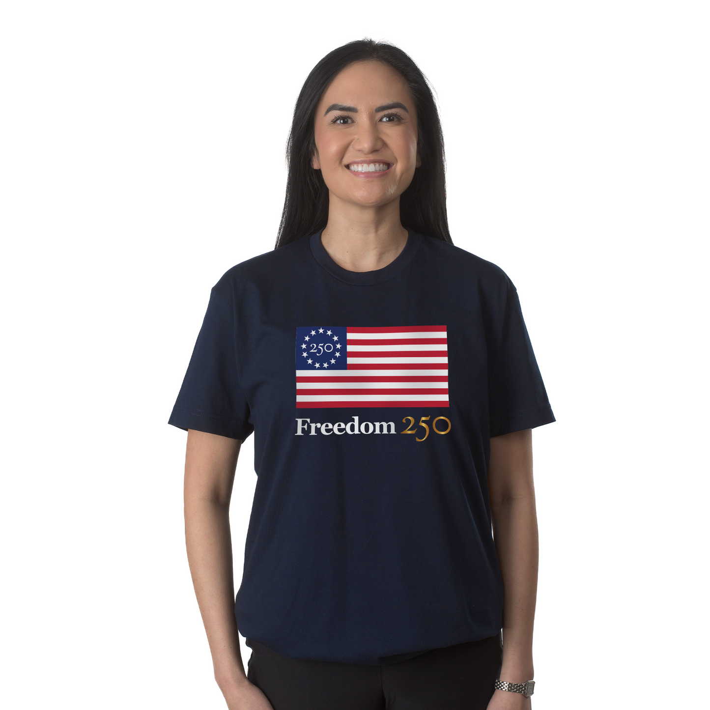 Official Freedom 250 Unisex Navy Tee