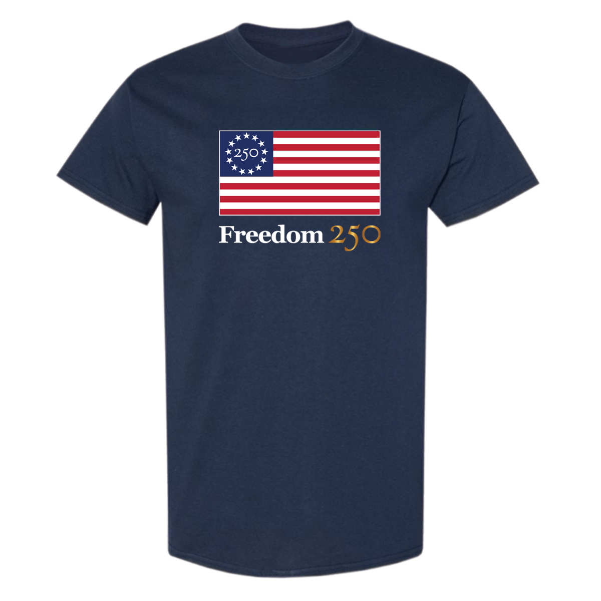 Official Freedom 250 Unisex Navy Tee