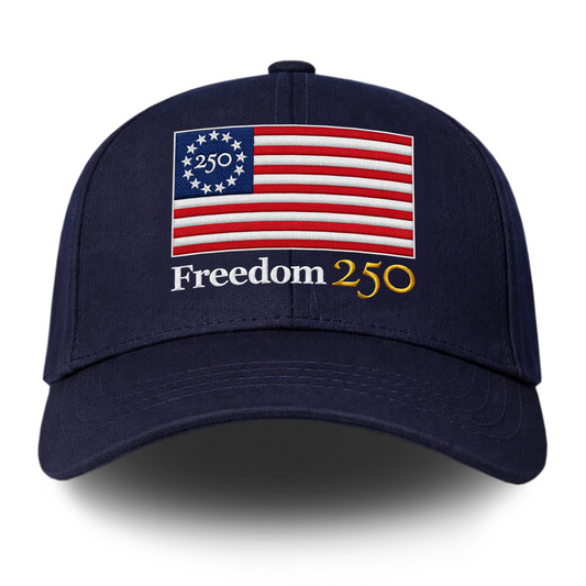 Freedom 250 Navy Structured Hat