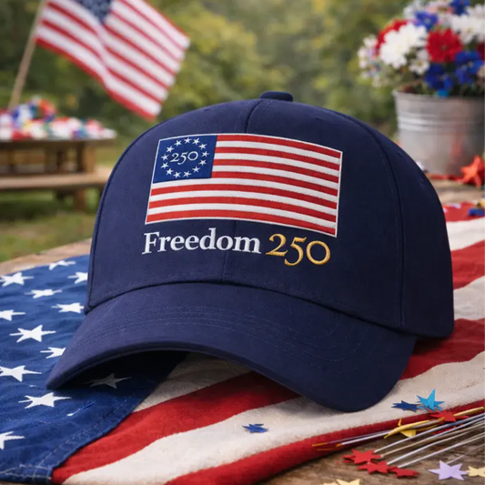 Freedom 250 Navy Structured Hat