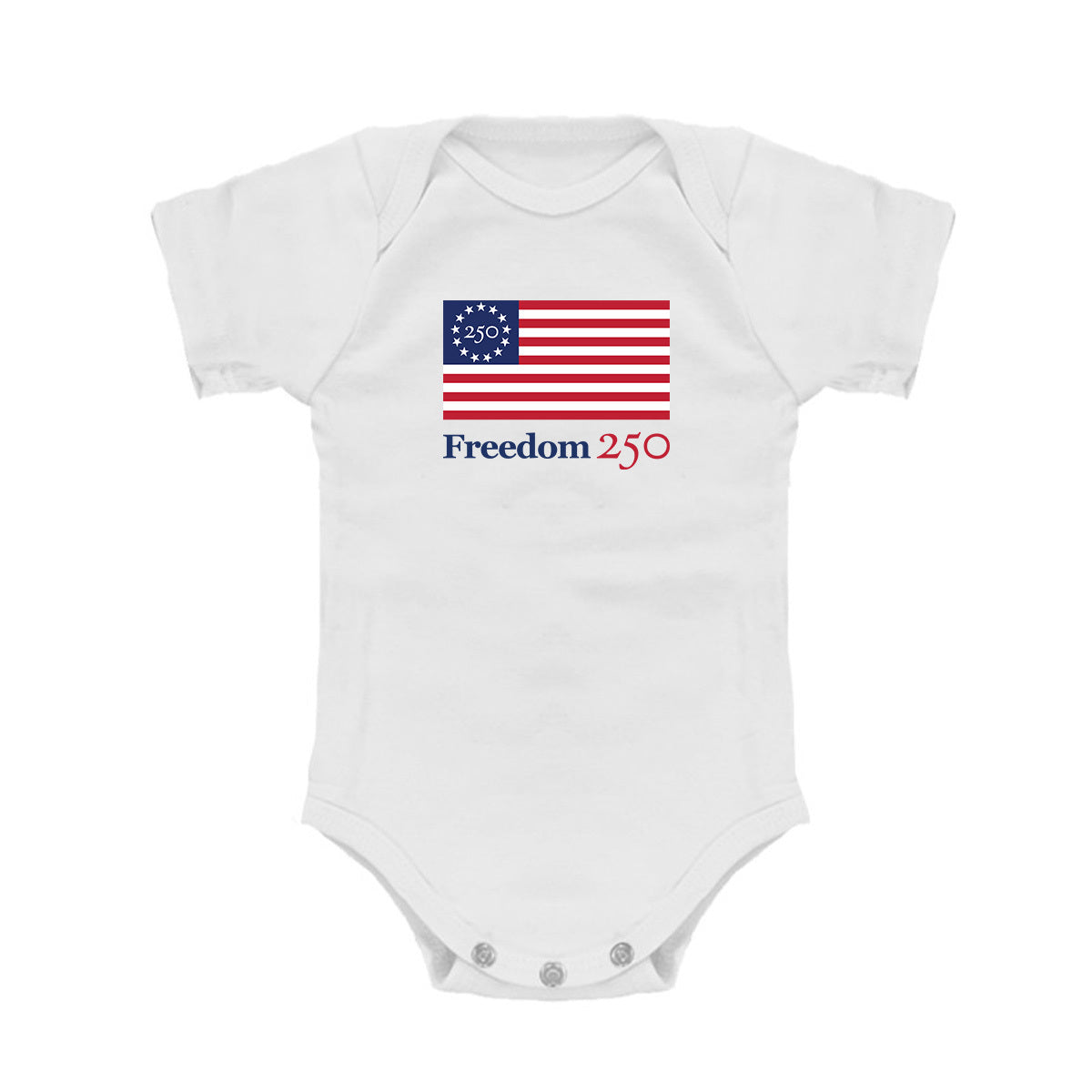 Official Freedom 250 White Infant One-Piece