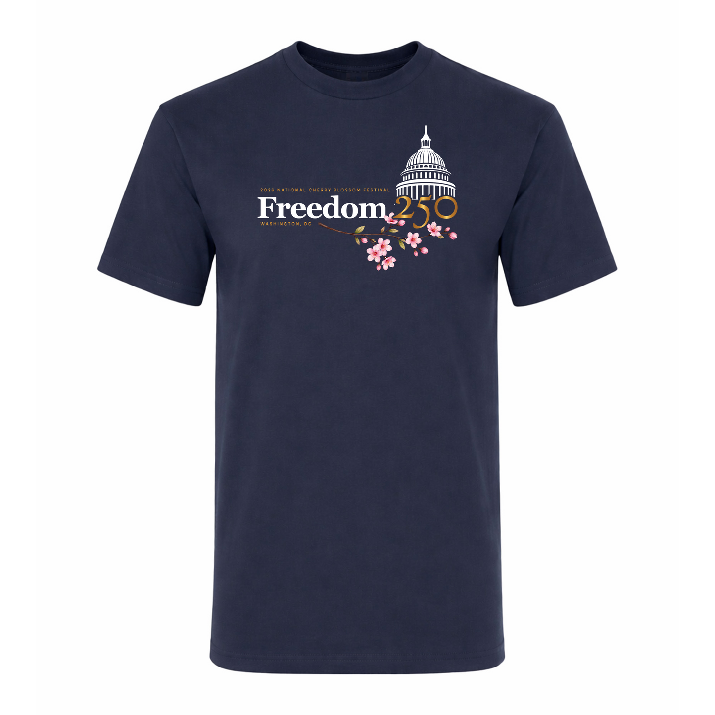 2026 Cherry Blossom Festival Navy Tee