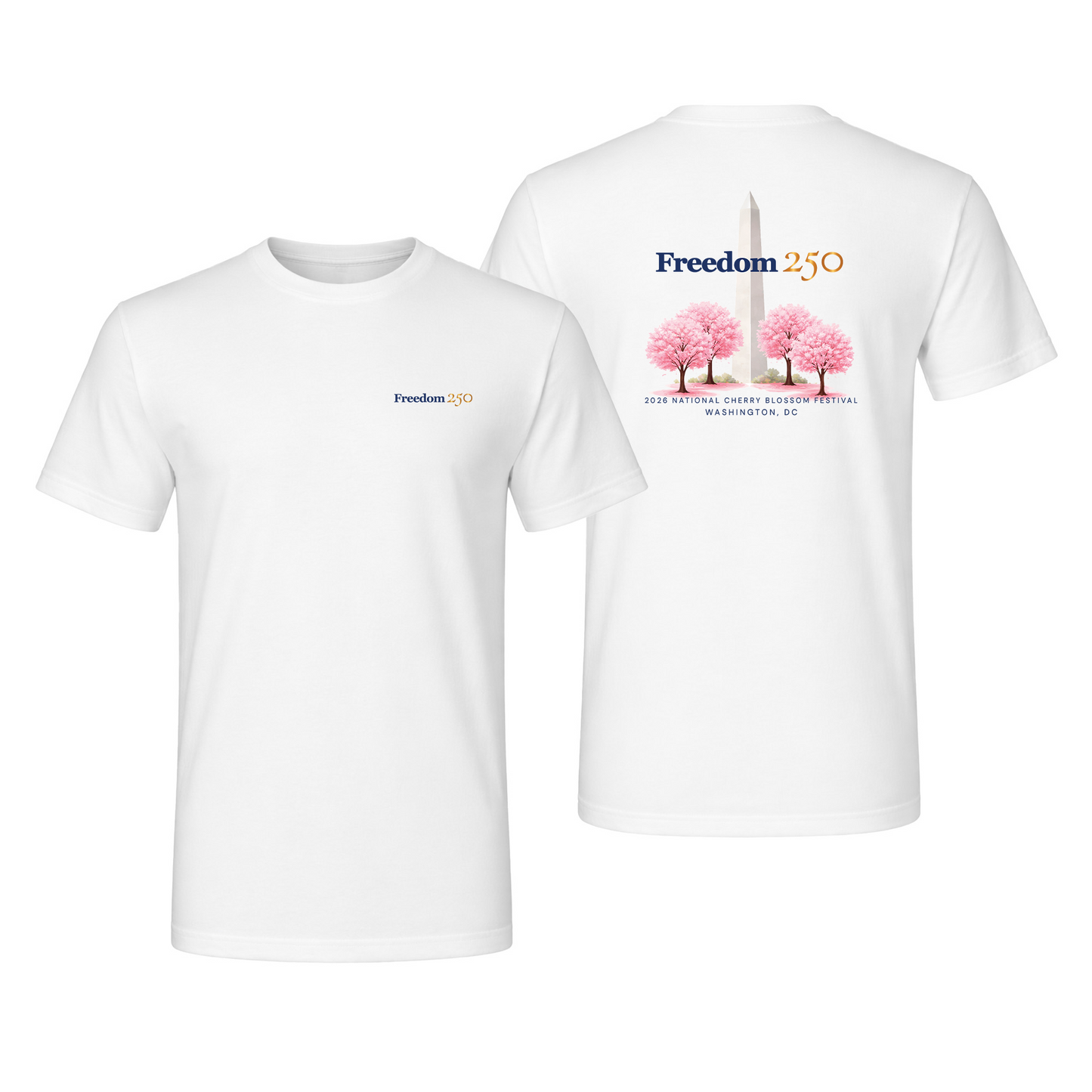 Freedom 250 Cherry Blossom White Tee