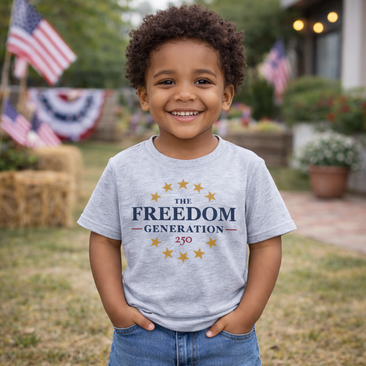 The Freedom Generation Toddler Heather Grey Tee