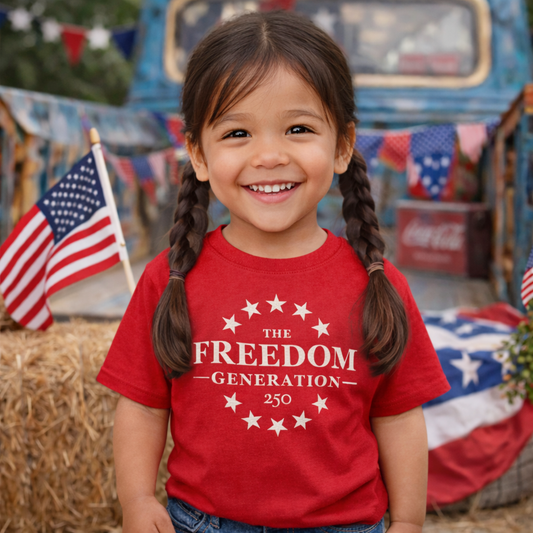 The Freedom Generation Toddler Red Tee
