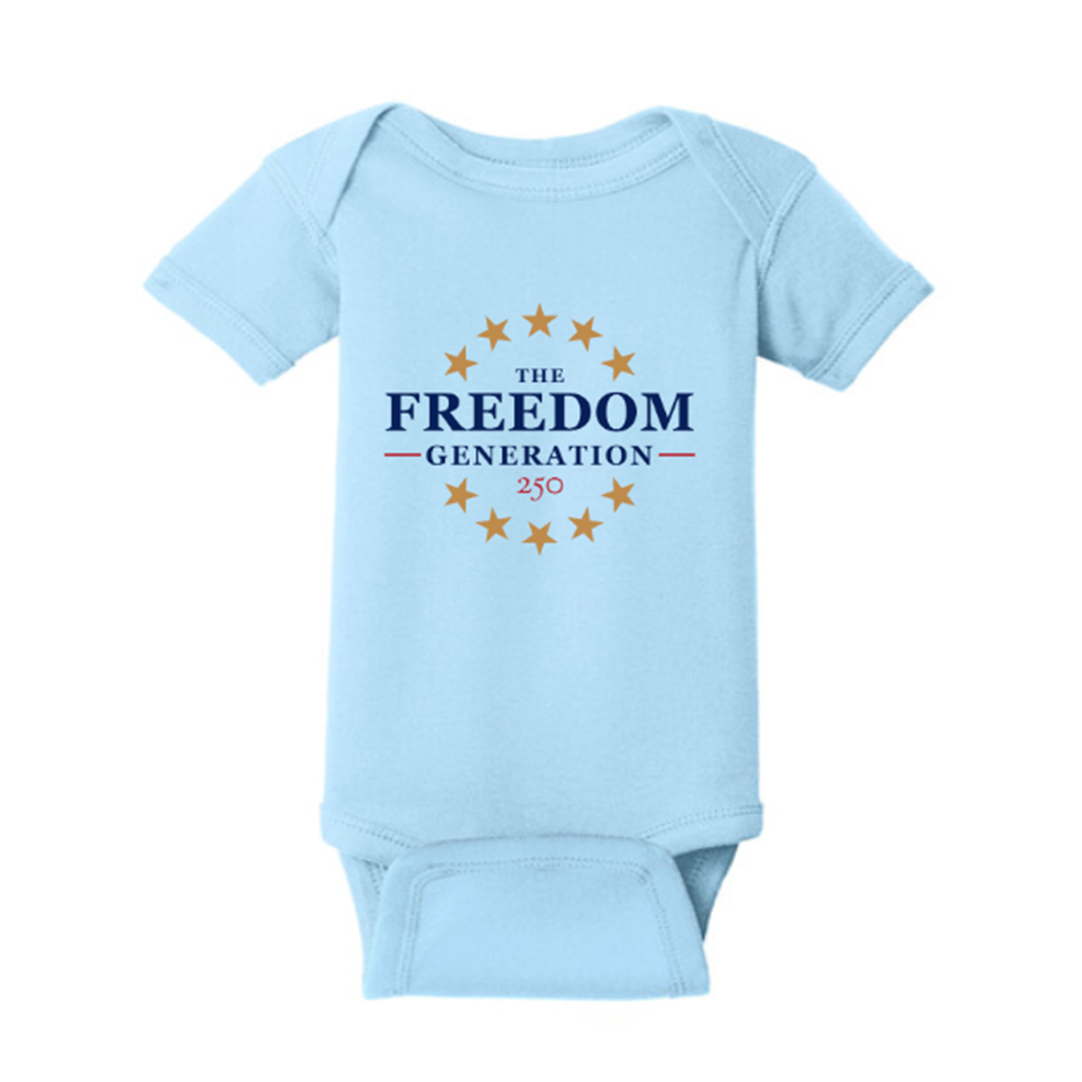 The Freedom Generation Infant Light Blue Bodysuit