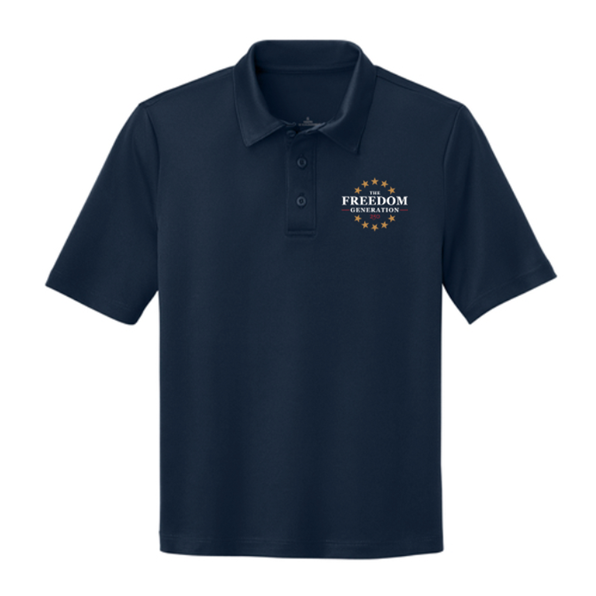The Freedom Generation Youth Navy Polo