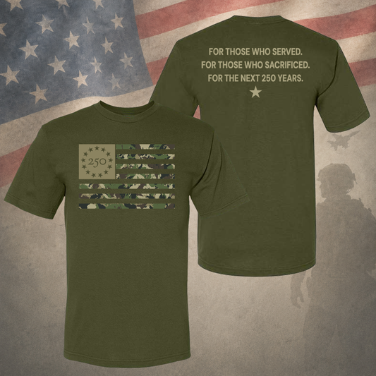 For Those Who Served Olive Tee