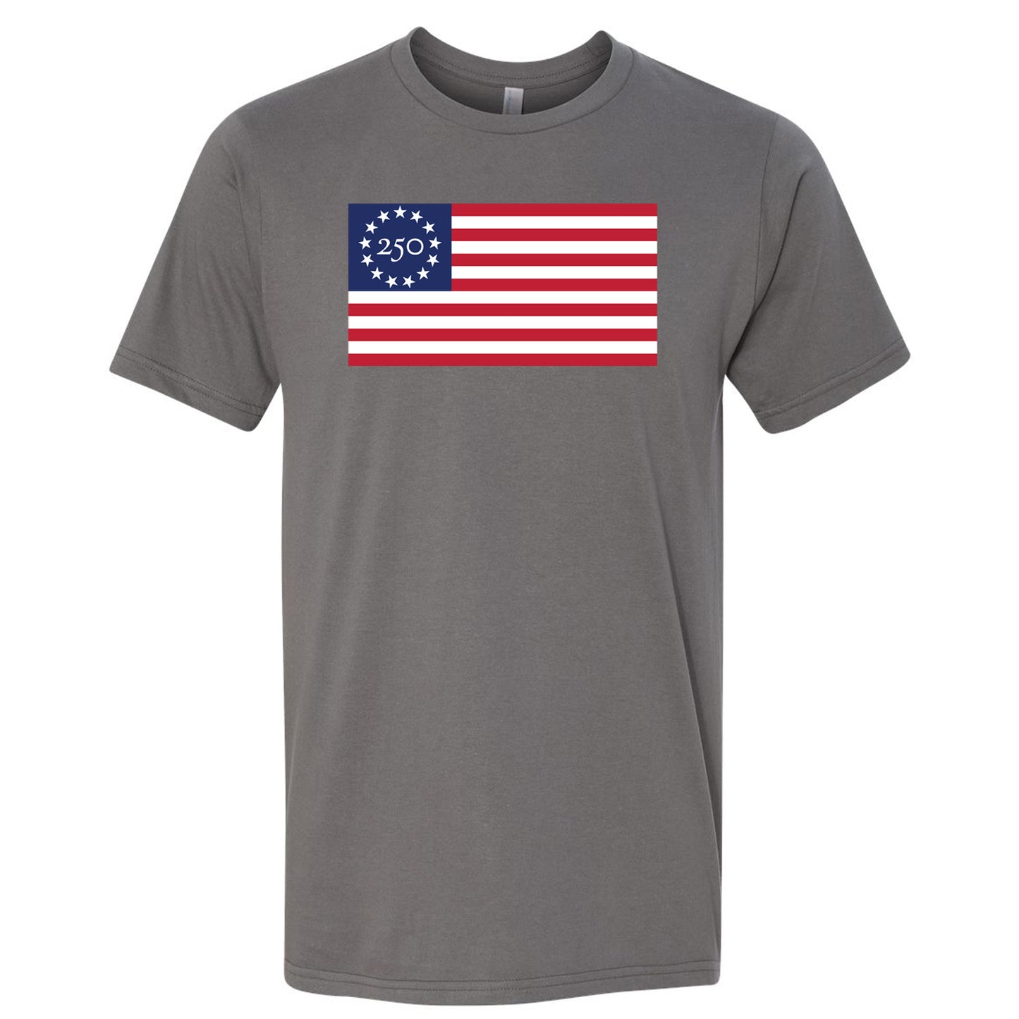 Freedom 250 Betsy Ross Flag Charcoal Tee