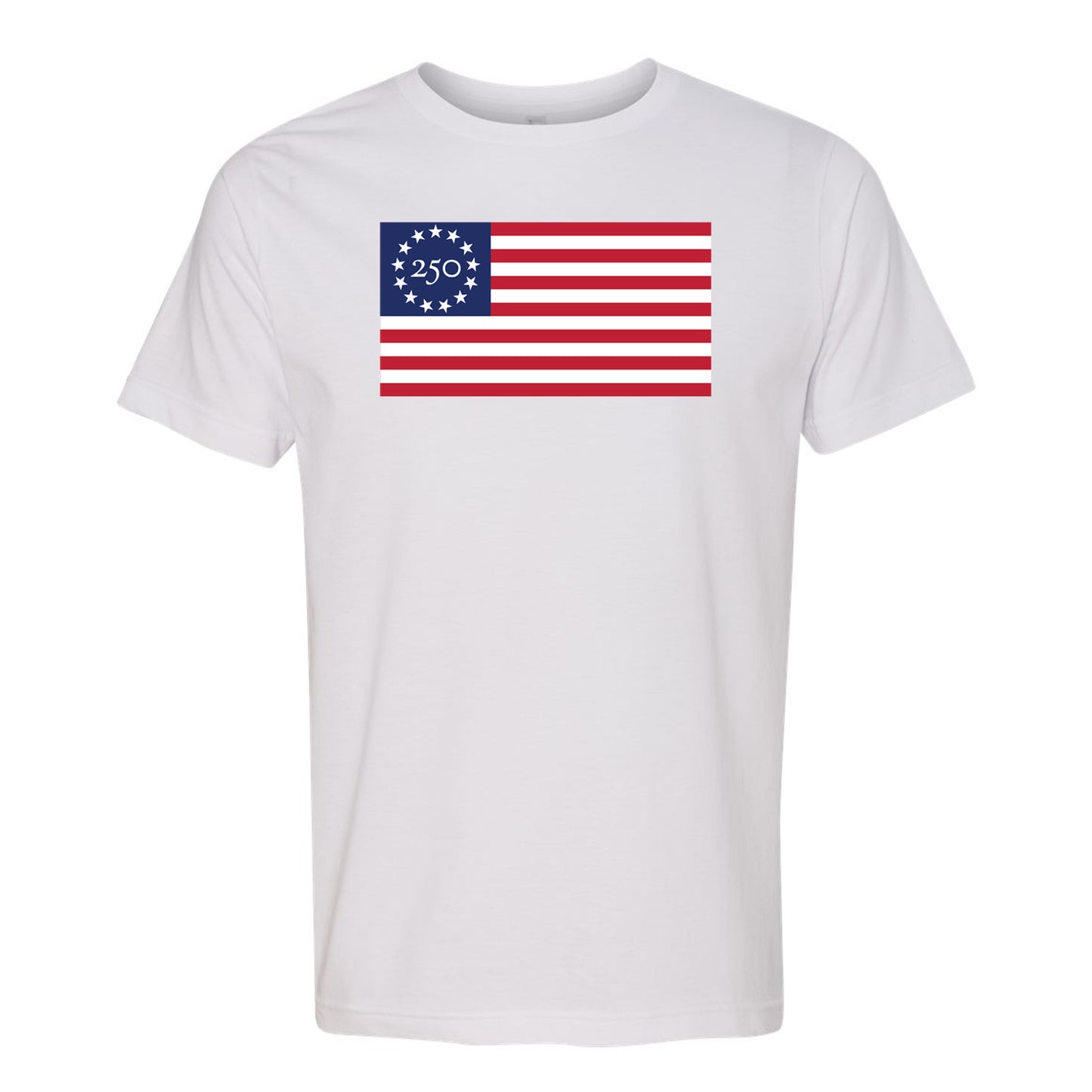 Freedom 250 Betsy Ross Flag White Tee
