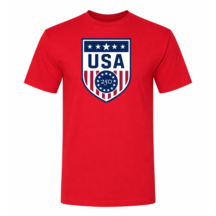 Freedom USA Red Fine Jersey Tee