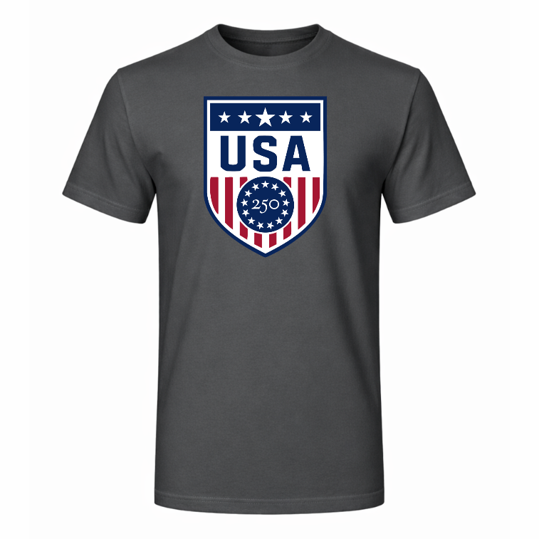 Freedom USA Gray Fine Jersey Tee