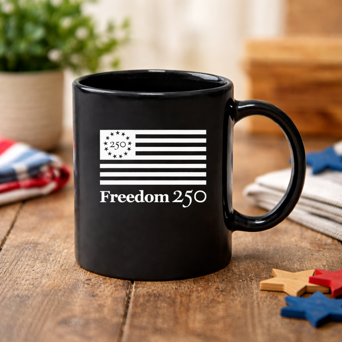 Freedom 250 11oz. Black Mug