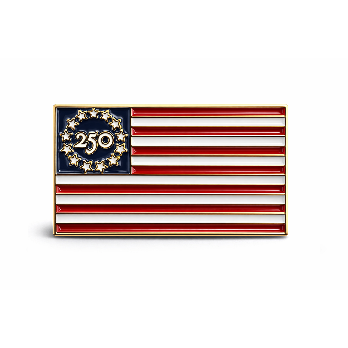 Freedom 250 Flag Lapel Pin